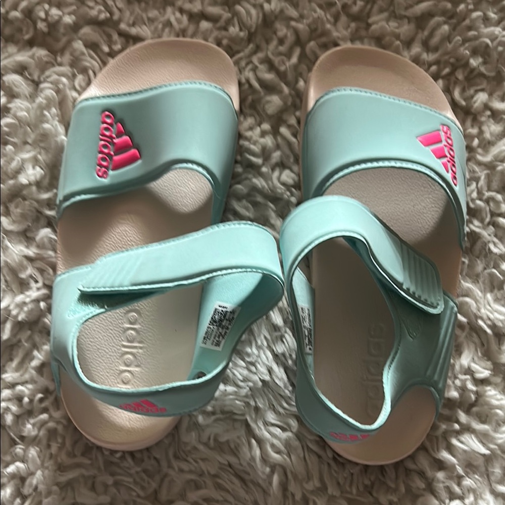 Adidas Blue and Pink Sandals for Casual Summer Wear